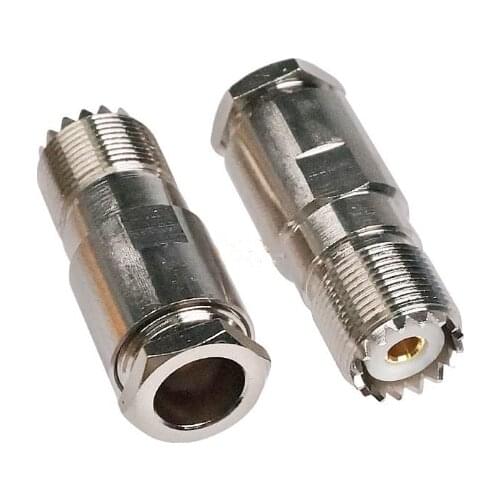 5pceUHF Female SO239 SO-239 clamp For RG8 RG213 RG165 LMR400 cable RF Connector Adaptor