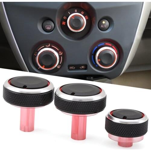 Car styling Air Conditioning heat control Switch AC Knob car accessories for Nissan New Sunny March Accessories