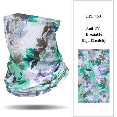 Anti-UV Cycling Bandanas Balaclava Fishing Scarf Neck Face Cover Outdoor Sports Sun Protection Neck Gaiter Hiking Scarves