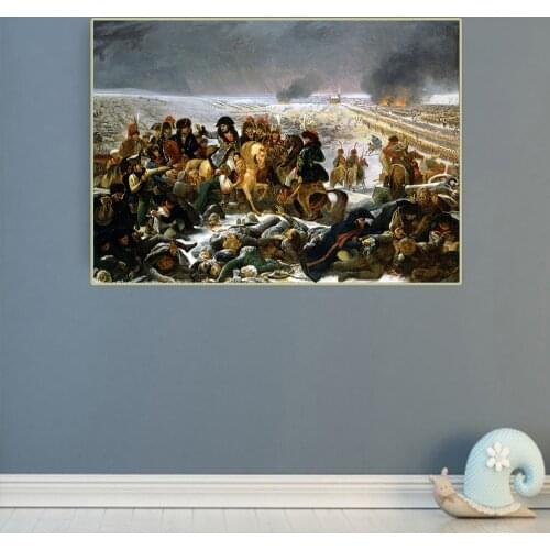 Citon Antoine-Jean Gros《Napoleon on the Battlefield of Eylau》Canvas Oil Painting Art Picture Modern Wall Decor Home Decoration