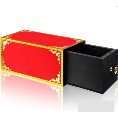Wooden Drawer Box Magic Tricks Magician Stage Illusions Gimmick Props Accessories Comedy Objects Appearing Vanishing Magia