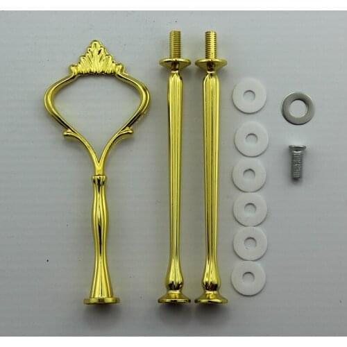 Cheap shipping- 3 tiers silver or gold big crown for wedding and party fondant cake decorating tools silicon moulds