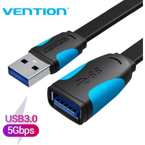 Vention USB to USB Cable USB 3.0 2.0 Male to Female Extension Cable USB 3.0 Data Cord for Smart TV PC SSD USB 2.0 Cable Extender