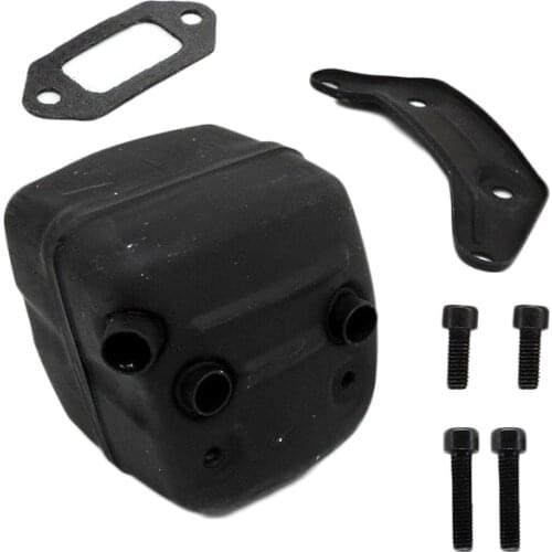 Exhaust Muffler Kit Bracket Gasket Bolts For Husqvarna 372 XP 362 365 371 385 Chainsaw Replacement Spare Parts