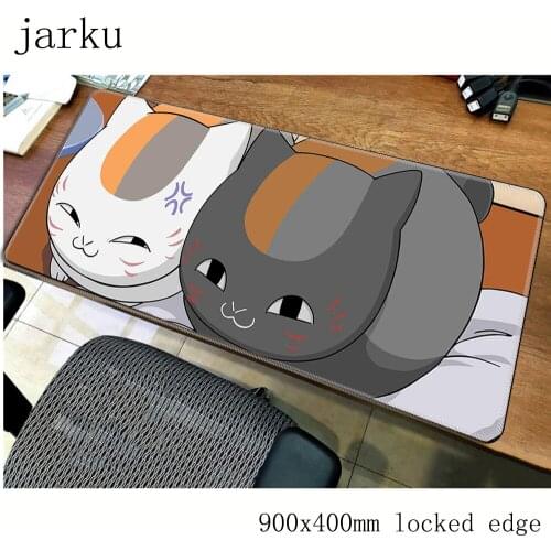 Natsume yuujinchou mouse pad gamer 900x400mm notbook mouse mat gaming mousepad Christmas pad mouse PC desk padmouse accessories