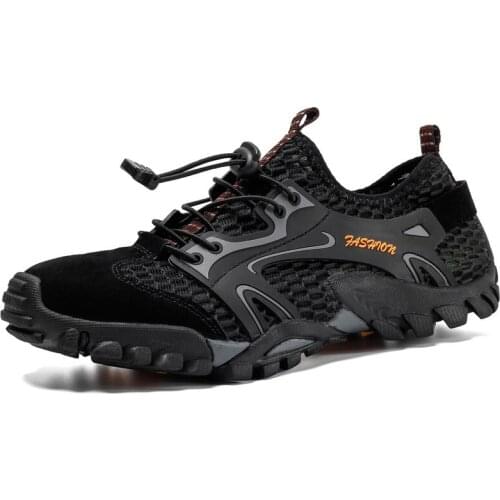 2018 Mens Summer Shoes Hot Sale Large Size 37-47 Comfort Mens Casual Shoes Mesh Breathable Walking Casual Shoes Set Feet