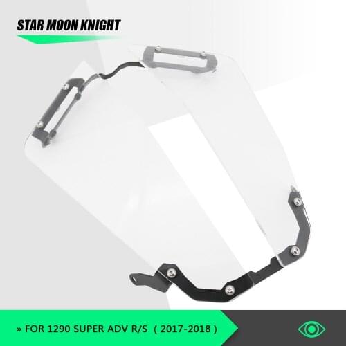 Front Motorcycle Transparent Headlight Guard Headlight Protector Cover Lens For 1290 Super Adventure R/S 2017-2018