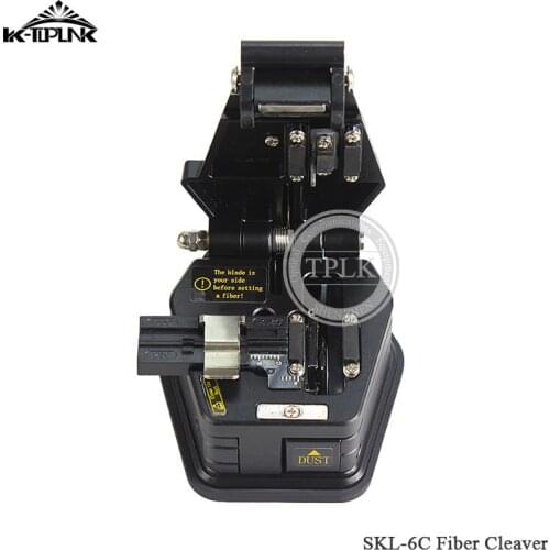 Original New Discount SKL-6C Fiber Cleaver FTTT Fiber Optic Knife Tools Cutter High Precision Cleavers 16 Surface Blade