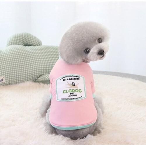 Wholesale Autumn Winter Dog Clothes For Small Dogs Boy Girl Teddy Fleece Keep Warm Print Coat Jacket Puppy Outfit Pet Clothing