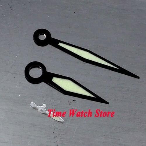Parnis Black luminous watch hand fit for 6497 6498 ST36 serial hand winding movement H09