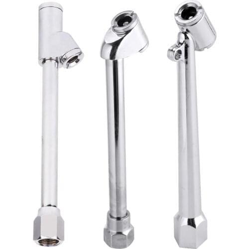 1 Heavy Duty Stainless Steel Air Chuck Dual Head Inflator Tool 2-in-1 1/4 Inch FNPT RV Tire Chucks for Inflator Gauge Compressor