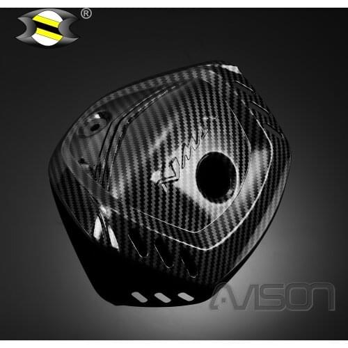 Fit for All New Nmax 155 2020 2021 Motorcycle Front Mask Cover Shell Cap Turn Decorative Cover To Carbon Fiber Color