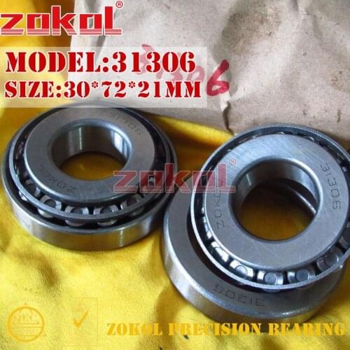 ZOKOL bearing 31306 27306E Tapered Roller Bearing 30*72*21mm