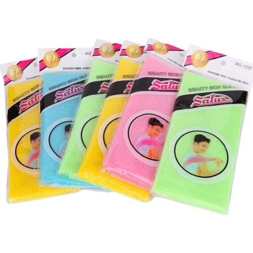 Mesh Body Cleaning Towel Exfoliating Bath Shower Scrubbing Nylon Towel Soft Loofah Back Scrubber Household Bathroom Accessiories