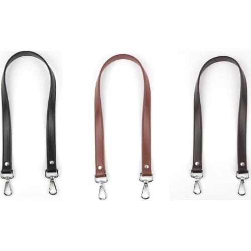 PU Leather Handbag Shoulder Strap Replacement with Gold Metal Swivel Hooks Accessories