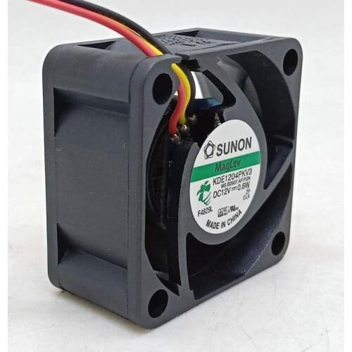 KDE1204PKV3 4020 12V 4CM 0.4W ultra-quiet cooling fan magnetic levitation