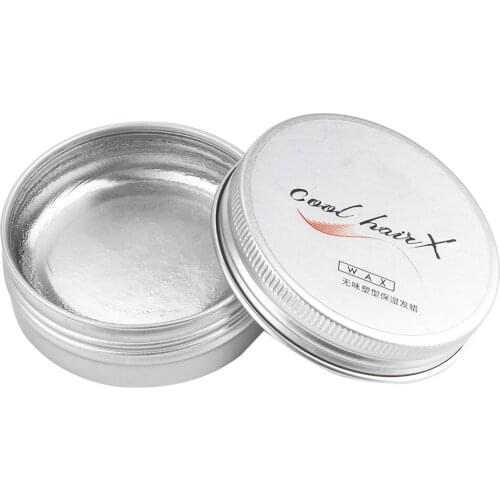 50g Natural Hair Wax Water Based Hair Styling Pomade Hair Strong Modeling Wax Cream Men Hair Style Slicked Shiny Keep Wax