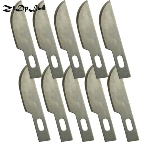 ZtDpLsd 10 Pcs #10 Blades Wood Carving Tools for Engraving Craft Sculpture Knife Scalpel Cutting Tool PCB Repair