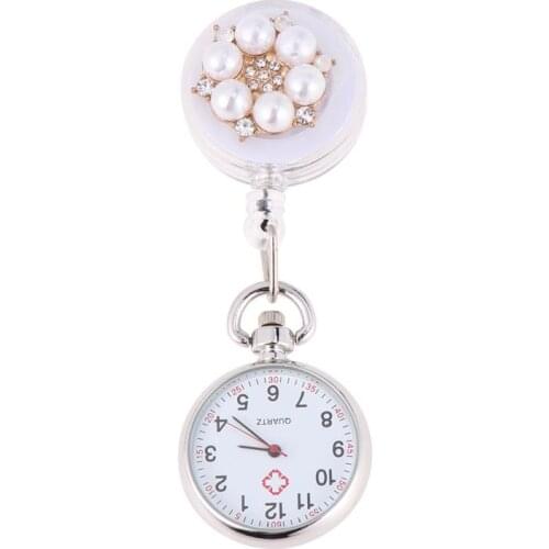 1pc Nurse Watch Pocket Watch Pin Watch Fob Watches for Nurse Doctors
