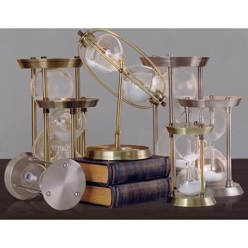 15/30/60Minutes Swinging Hourglass Timer Creative Wedding Birthday Graduation Gift Hourglass Glass Ornament Home DecorationLD421