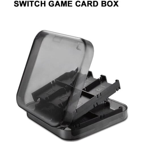2PCS for Nintend Switch Game Card Case Mini Protable Hard Shell Case 24 Slots for Nintend Switch Travel Game Card Storage Box