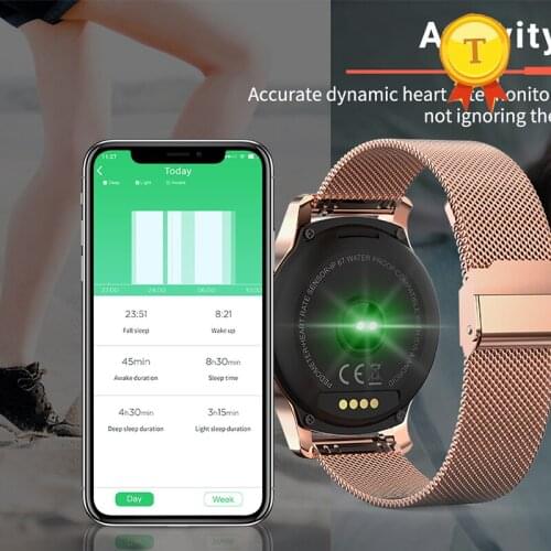 2020 New Arrival Relogio Stainless steel Smart Watch Bracelet for Women BT Call Heart Rate smartwatch for ios android