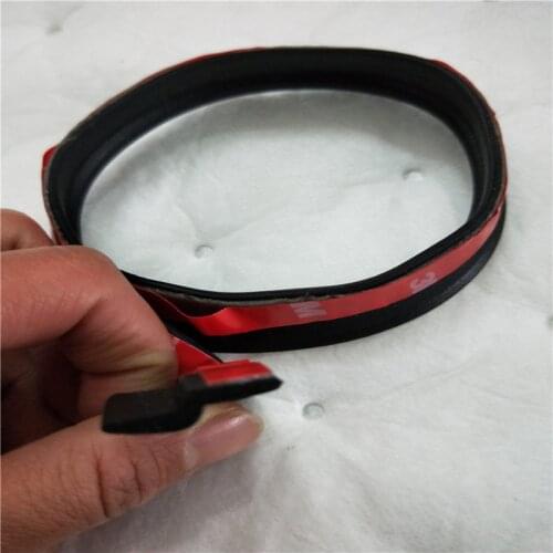 4M Z Type Rubber Seal Adhesive Sound Insulation Car Style Door Sealing Strip Weatherstrip Seals Waterproof Trim Auto Accessories