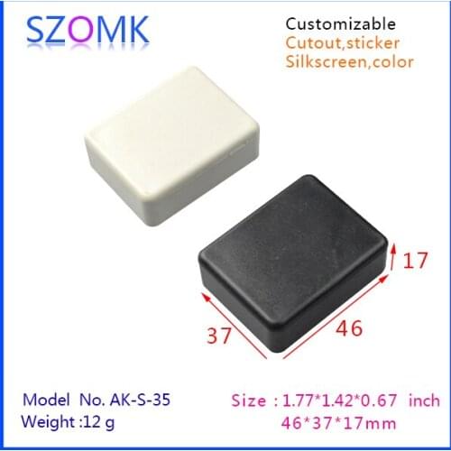 5pcs a lot High quality abs material plastic junction box plastic housing for electronics 45*36*17mm
