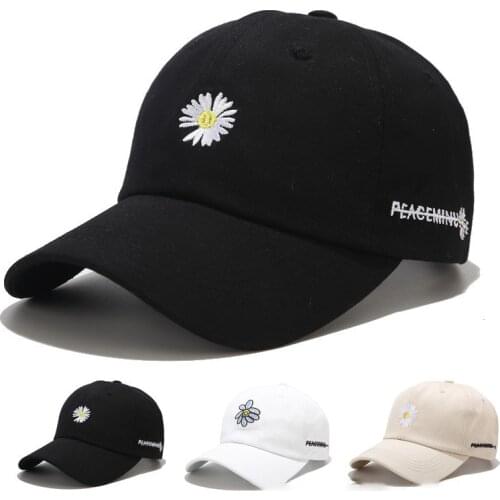 KPOP GD G-Dragon Daisy Peaceminusone Baseball Hat Embroidered Cap Man Sunhat All-match Fans Collection Gifts h6