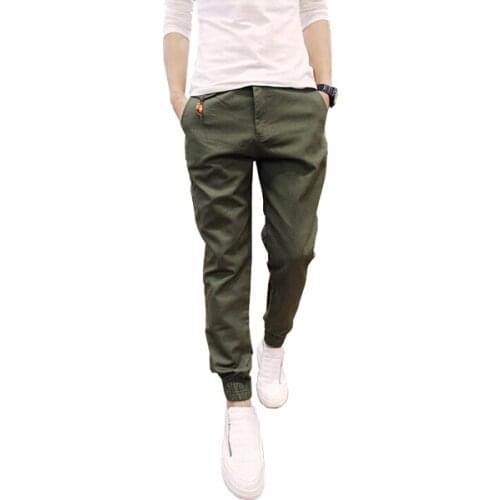 2018 Top Quality New Brand Mens Print Beam Foot Pants Pencil Pants Men Hip Hop Sweatpants Size S-3XL