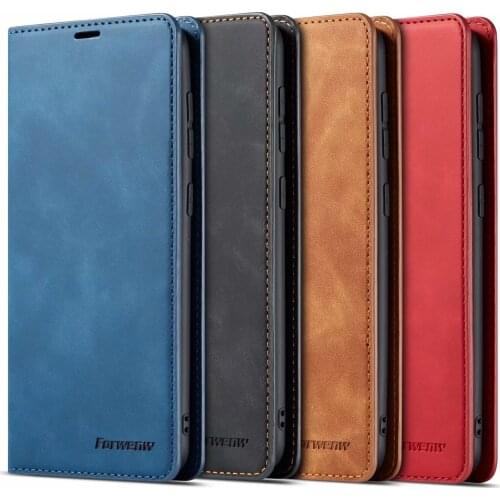 For iphone 12 11 Pro max XS XR Case Original FORWENW Wallet Case Leather Bumper With Card Slot Flip Magnet Cover Case