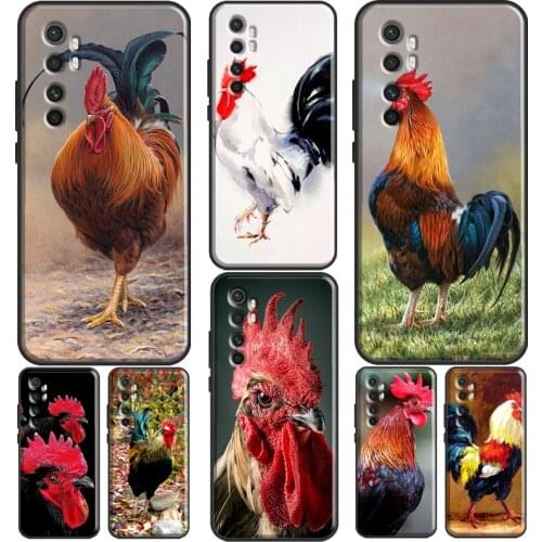 Chicken Big Rooster For Xiaomi Mi 10T Pro Mi Note 10 Lite Mi 11 Ultra Phone Case For POCO F3 F2 F1 M3 X3 Pro