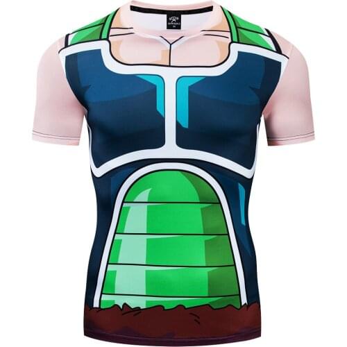 Brand t shirt 3d men funny fitness compression shirts men fashion t shirt men print pattern tight elastic force 3XL