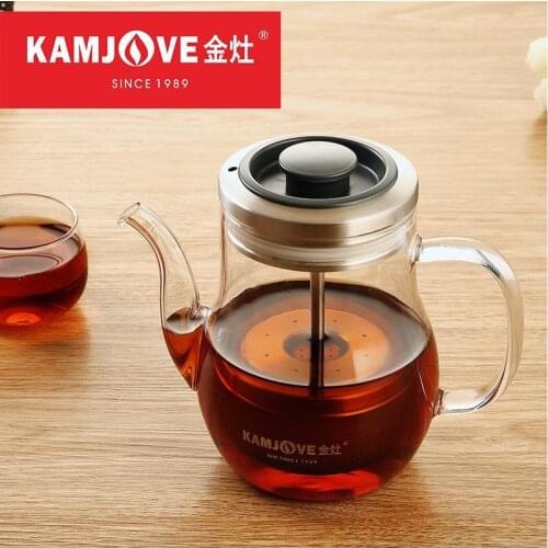 [GRANDNESS] Kamjove Orange Citrus Puer Tea Pot Tea Cup Heat-resistant Glass Tea Set Elegant Cup Coffee Pot