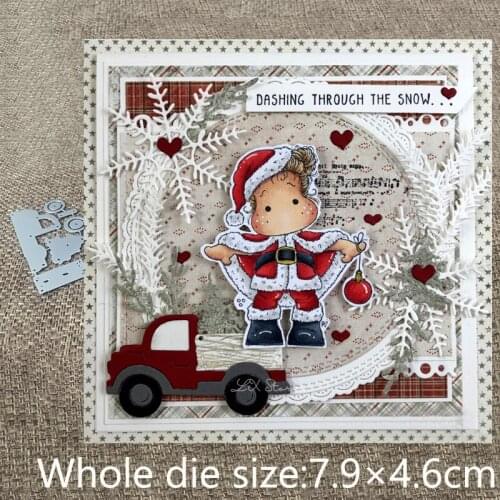 XLDesign Craft Metal Cutting Dies stencil mold Truck christmas tree scrapbook Album Paper Card Craft Embossing die cuts