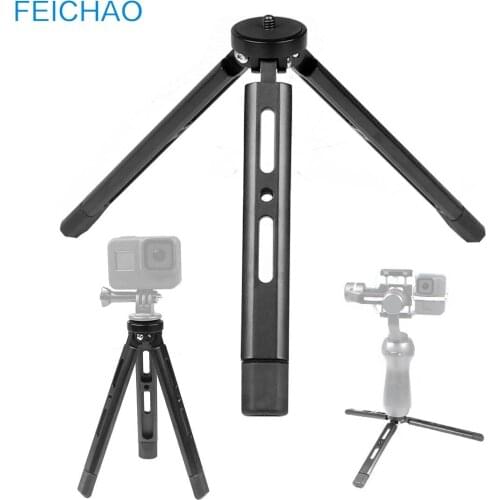 Upgraded Metal Tripod Mini Monopod Tabletop Stand for Zhiyum Crane 2 M M2 V2 Smooth Q2 Moza Air2 Gimbal Mobile Phone Tablet Vlog
