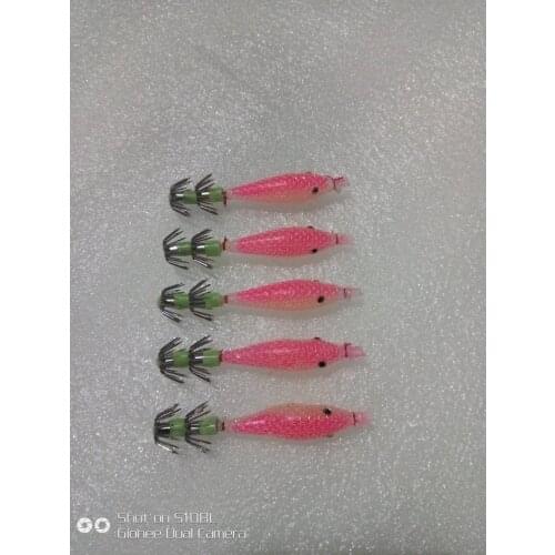 MR OCTOPUS ,20pcs squid jigs, soft lure, glow lures silico bait ,fishing lure , squid bait ,octopus jigs,squid hook. 6.5cm 4g