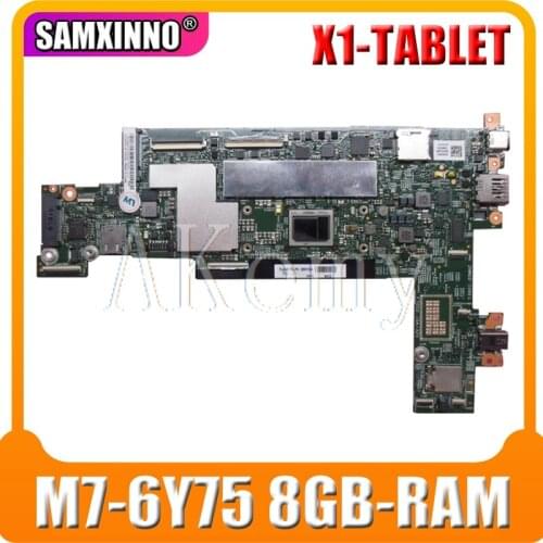 15218-2 Laptop motherboard For Lenovo ThinkPad X1-Tablet original mainboard 8GB-RAM M7-6Y75