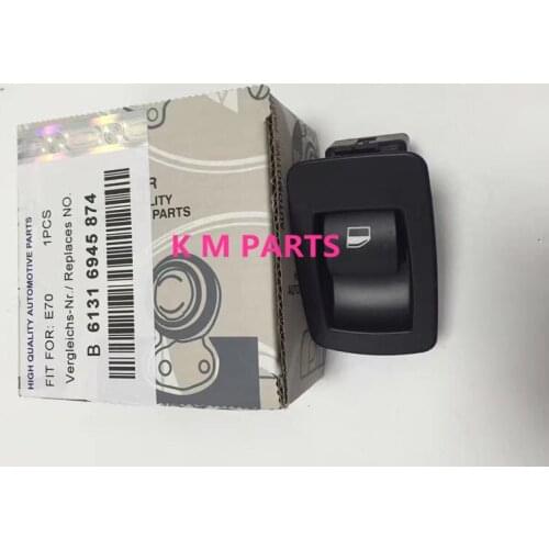 Brand NEW OEM 61316945874 Black Window Lifter Switch Front left or right For BMW E53 E71 E72 E83 E90 E91 316i 318i 320i K.M