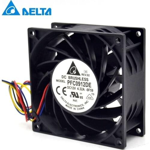 Delta New original DL580G7 PFC0912DE 584562-001 591208-001 cooling fan