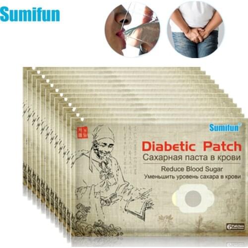 120pcs Diabetes Patch Medical Plaster Stabilizes Blood Sugar Level Balance Blood Glucose 100% Natural Herbal Sticker Health Care
