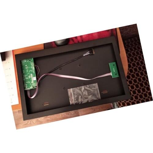 58C Controller board + Metal alloy back cover case box VGA HDMI-compatible kit for LP156WF1 LED LCD 1920X1080 panel DIY