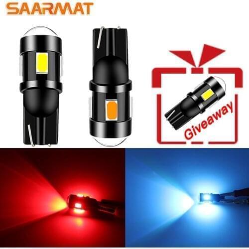 Plug and play T10 LED Bulb Canbus No Error 6000K T10 W5W 6SMD For Hyundai Tucson Grand i10 XG300 XG350 Lantra Santa Creta