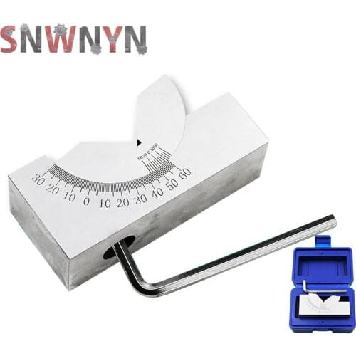 Precision Adjustable Angle Gauge Angle V Blocks Milling 0 Degree To 60 Degree for Milling Machine AP25