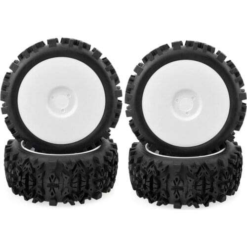Durable Lightweight 1/8 Off-road Car Buggy Wheels Tires For Redcat Team Losi VRX HPI Kyosho HSP Carson Hobao
