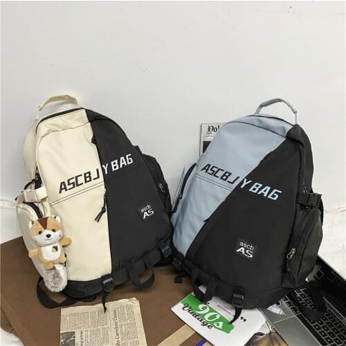 New Large Capacity Student Bookbag Fashion Backpack Men Women Waterproof Rucksack for Teen Girls Boys School Bag Mochilas