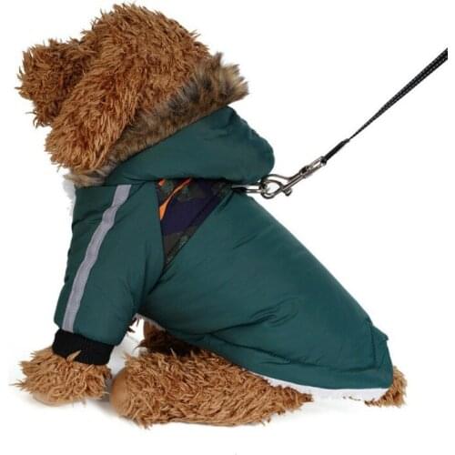 Winter Warm Pet Dog Costume Waterproof Dog Vest Jacket Harness For Dogs Puppy Pug Coat Dogs Pets Appareling Pet Neccessity