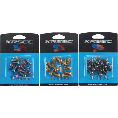 12pcs M5Ã10mm Disk Brake Rotor Bolts MTB Mountain Bike Brakes Disc Rotor Screw