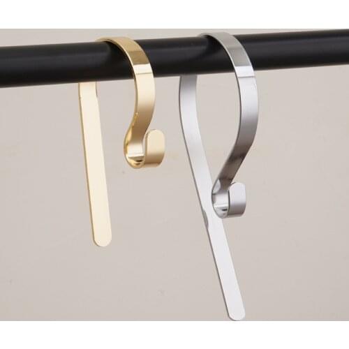 2020 Christmas Stocking Holders Bag Hooks Fireplace Buckle Hangers Metal Hook Hanging Hanger Clips for Christmas Hook Ornaments