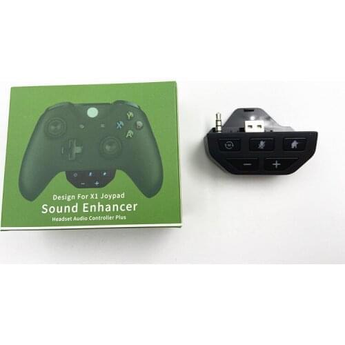 5pcs Sound Enhancer Stereo Headset Adapter Headphone Converter For Xbox One Wireless Game Controller Headset Adapter